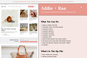 Addie + Rae Wix Template, a Wix Template by Girl Boss From Home (Thumbnail 2 of 6)