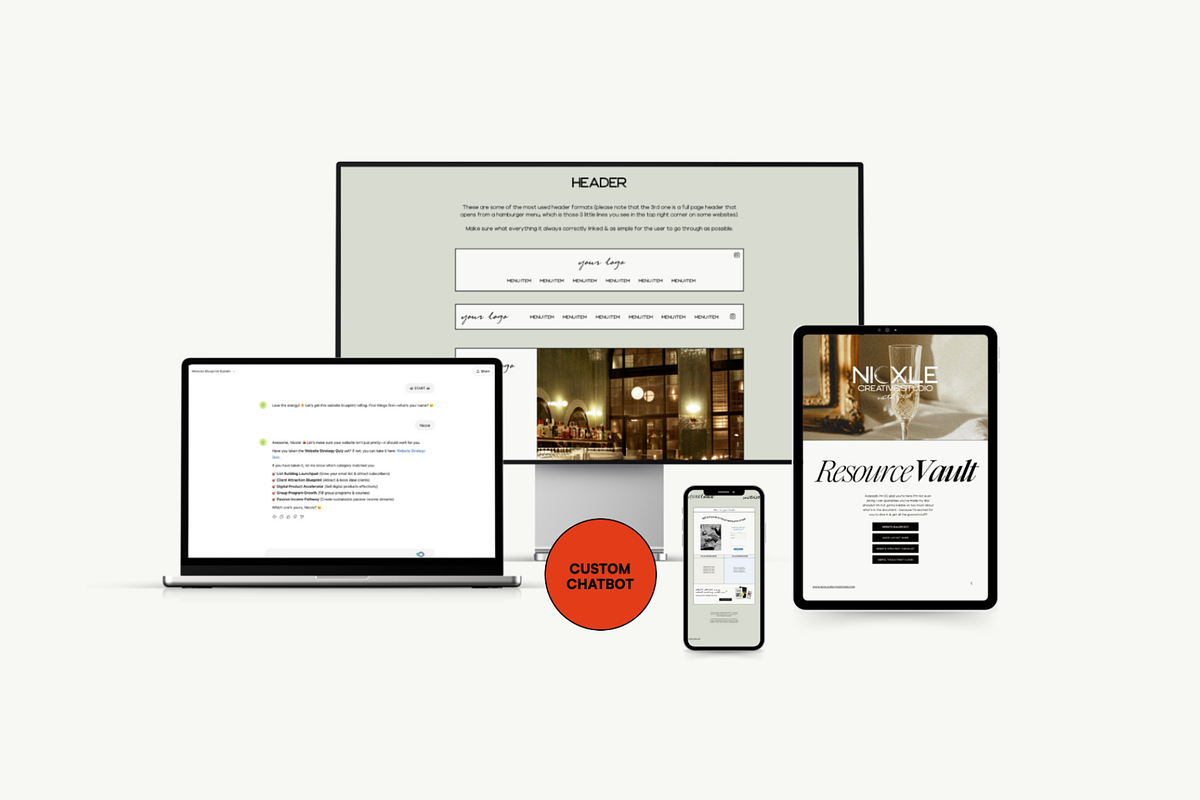 Website Blueprint GPT Builder, a Marketing Template by Nicxle Creative Studio (Photo 1 of 2)