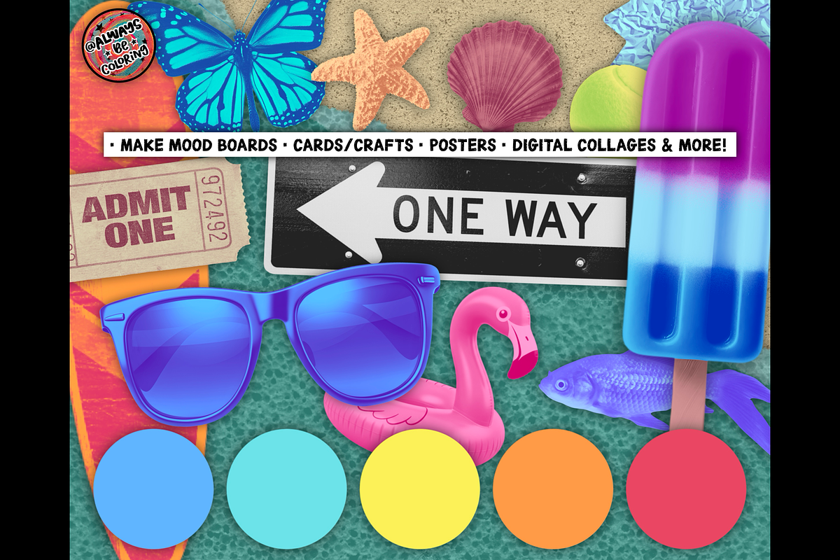 Procreate Photo Collage Brush Set, a Brush Add-On by AlwaysBeColoring (Photo 12 of 15)