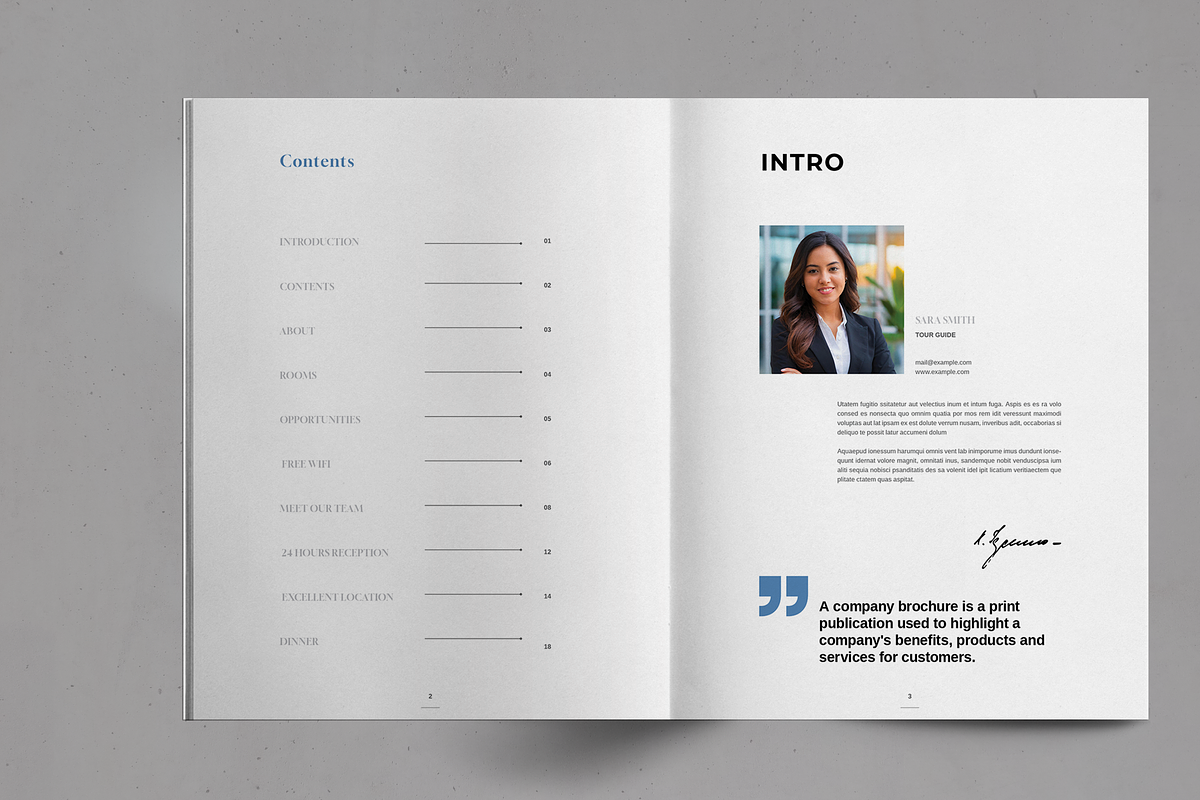 Real Estate Luxury Villas Brochure, a Brochure Template by Boris Cupac (Photo 2 of 7)