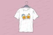 Cute Kawaii Eggs, a Food Illustration by Palau (Thumbnail 2 of 12)