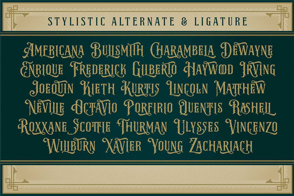 NS Emhericans Vintage Pairing Fonts preview 5