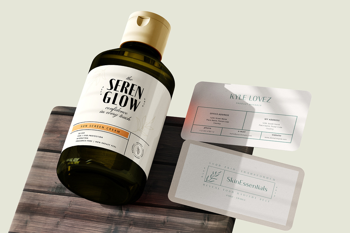 Natura Cosmetics  |  Branding Kit, a Branding & Logo Template by Jiwstudio (Photo 9 of 22)