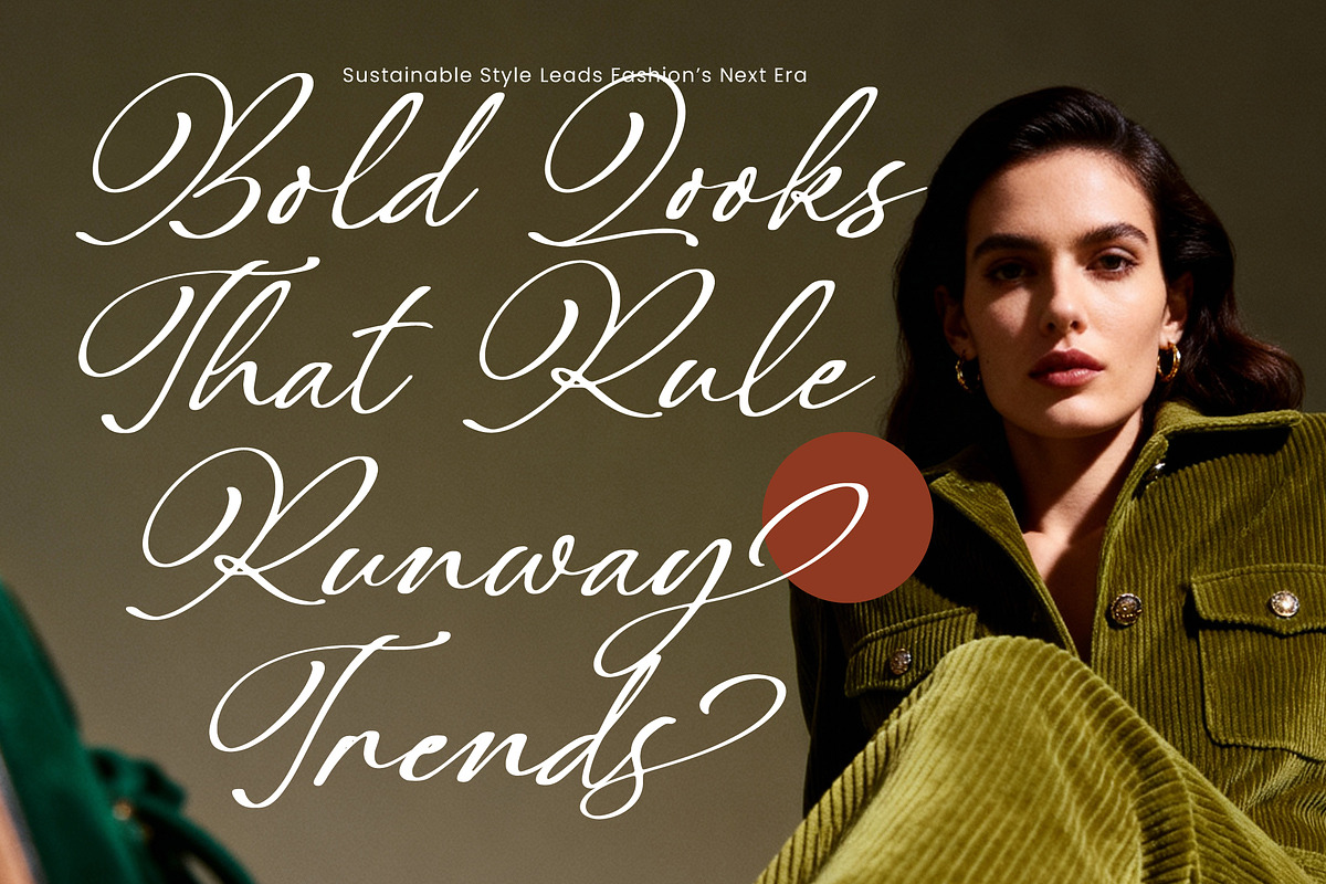Benthisa Stylish Calligraphy Font, a Script Font by Letterena Studios Script (Photo 8 of 20)