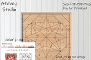 Laser Cut Geometric Star Design 307, a Graphic by AtacanDigital (Thumbnail 4 of 4)