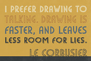 HandDeco 4-Font Family, a Sans Serif Font by Satchel & Sage (Thumbnail 4 of 5)