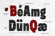 Overush - Distressed Bad Print Sans, a Sans Serif Font by Typia Nesia (Thumbnail 3 of 14)