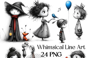 Whimsical Valentine Love princess, an Illustration by one-touch