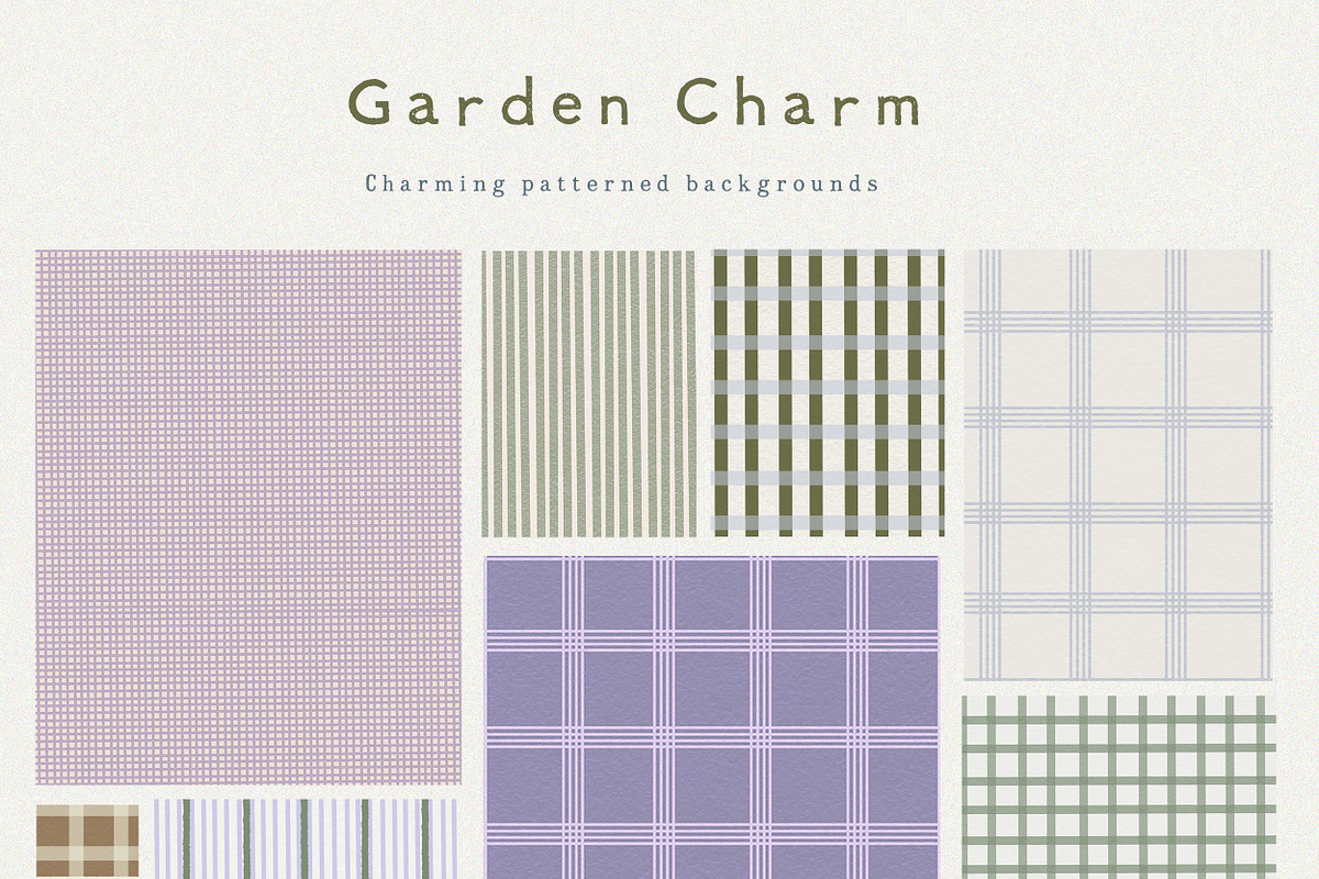 Cottage Gingham Frames Backgrounds, a Background Graphic by Laras Wonderland (Photo 9 of 11)