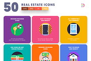 50 Real Estate Icons, an Outline Icon by Dighital (Thumbnail 6 of 10)