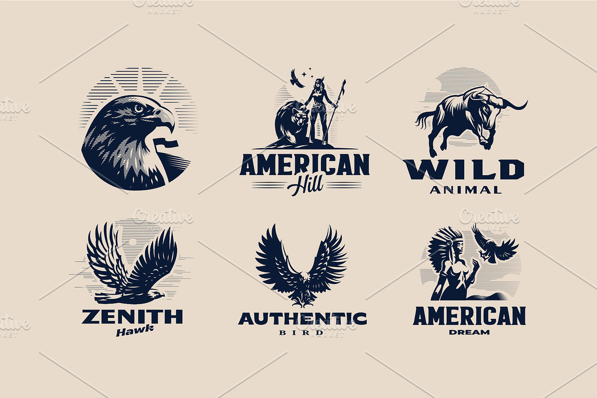 American theme, a Decorative Illustration by Masterlevsha