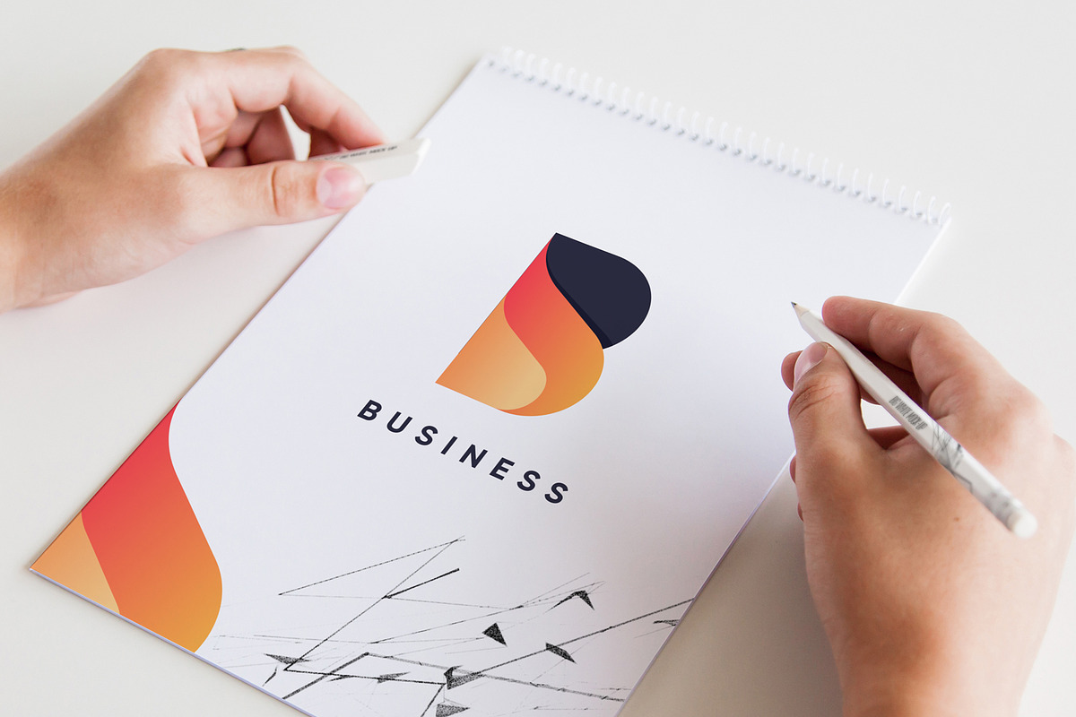 Letter B Logo & Business Card, a Branding & Logo Template by gdrony (Photo 3 of 3)