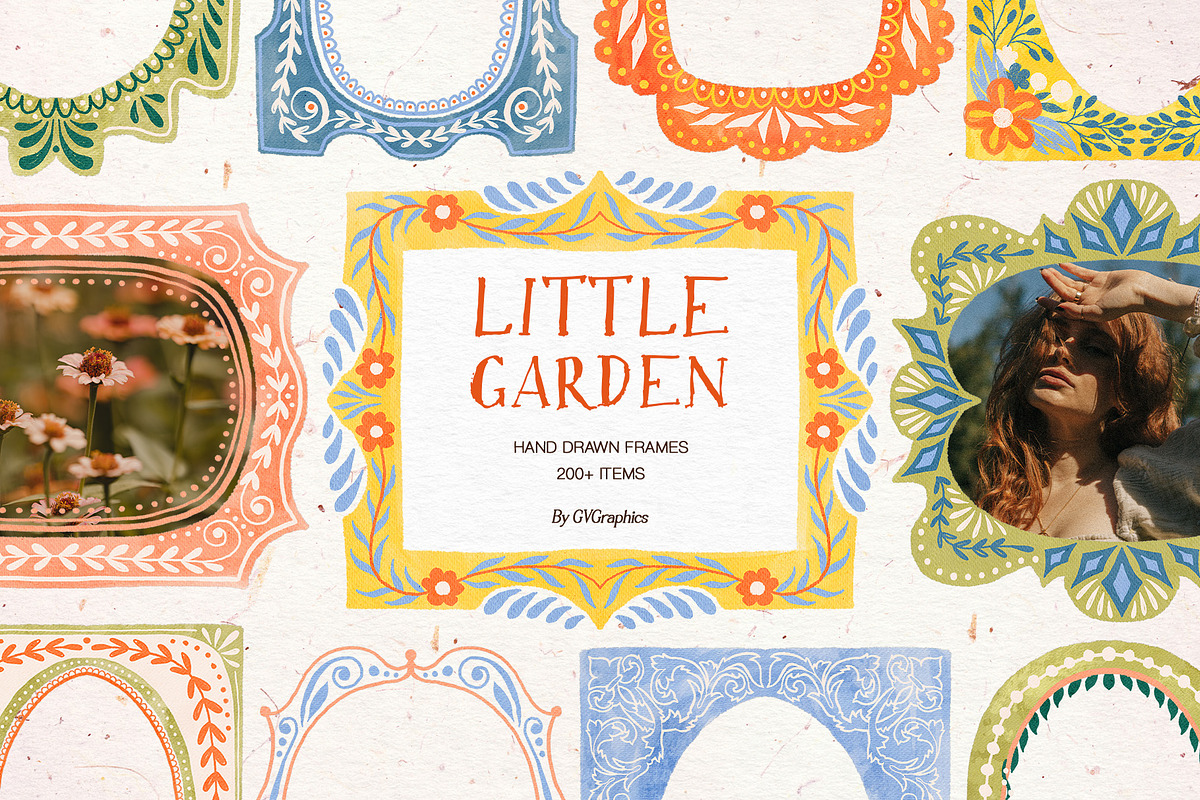 Little Garden | Frames Clipart, an Object Graphic by GVGraphics (Photo 1 of 12)