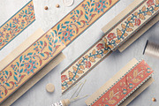 KALAMKARI. Vector Set Ornaments., a Pattern Graphic by Irina Skaska (Thumbnail 2 of 17)