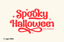 Spooky Halloween - Groovy Font