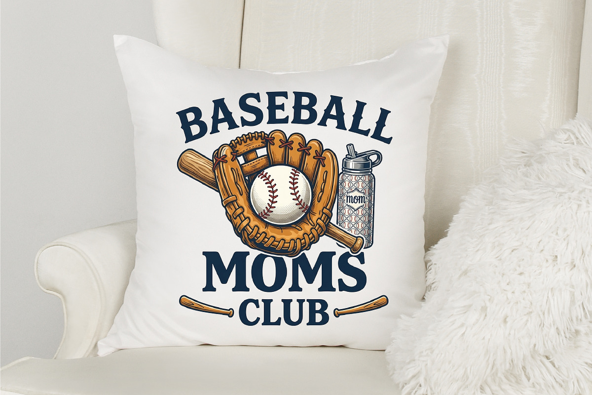 Baseball Moms Club PNG, an Illustration by designcity5 (Photo 3 of 4)