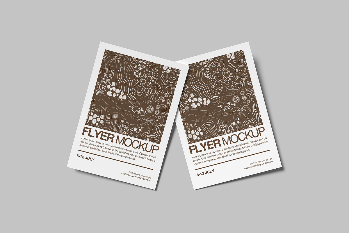 Flyer Mockup, a Books & Magazine Mockup by Graphiculon (Photo 10 of 11)