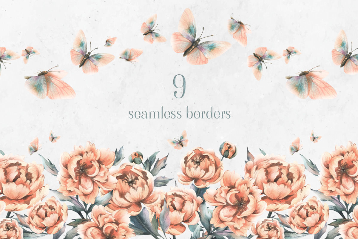 Hands and peonies watercolor clipart, a Person Illustration by NATASHA CHU (Photo 13 of 21)