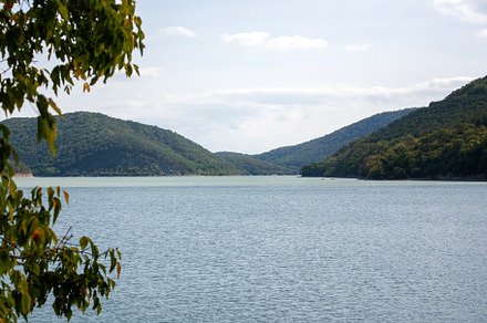 View of the lake among the mountains, a Sports & Recreation Photo by Schreibikus