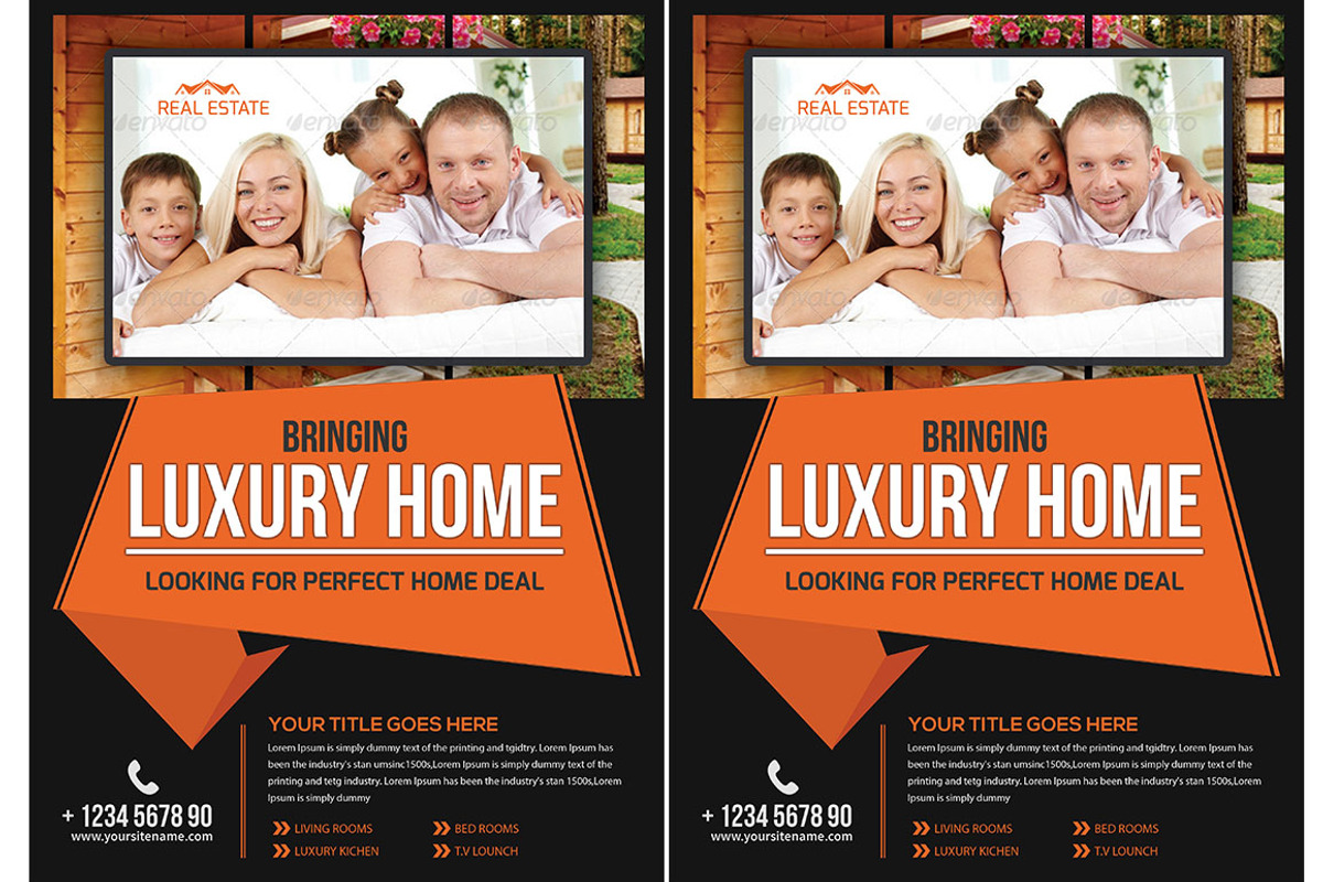 Real Estate Flyer, a Flyer Template by TheGraphicsWorld (Photo 1 of 3)