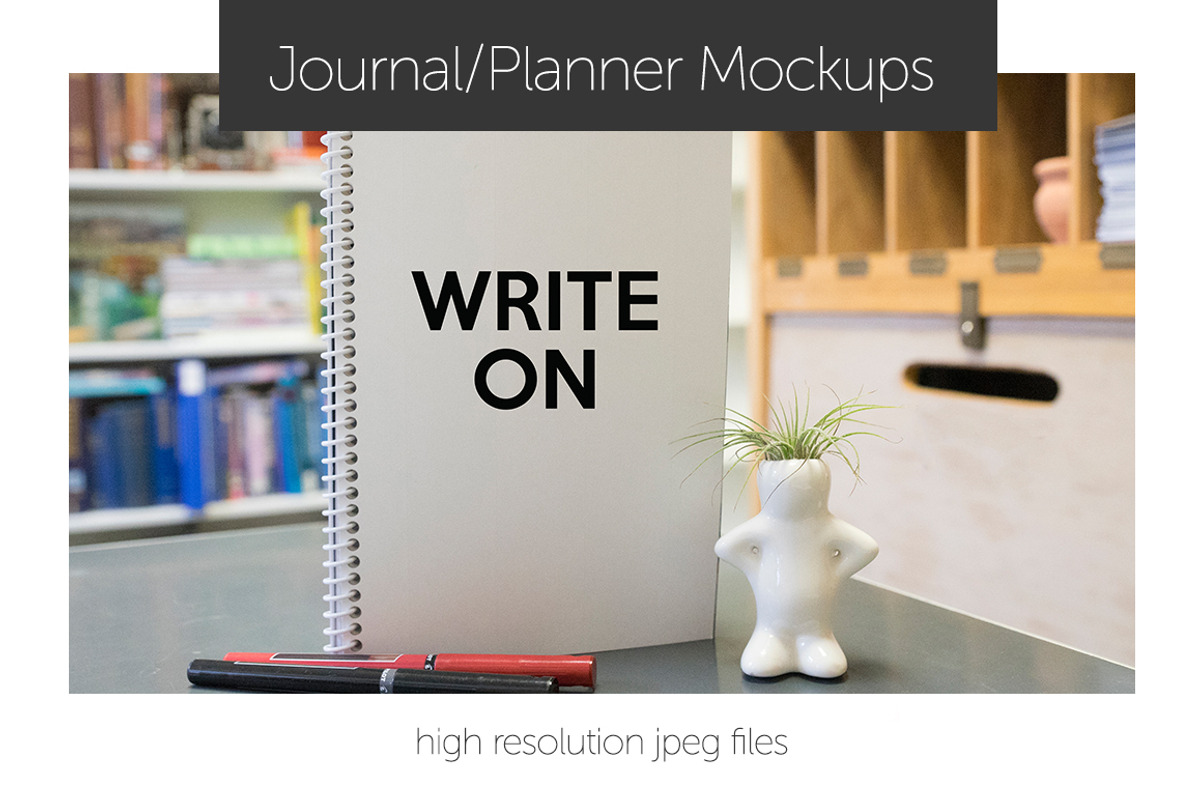 Journal Mockup, a Pens & Pencil Mockup by Studio Meraki (Photo 1 of 4)