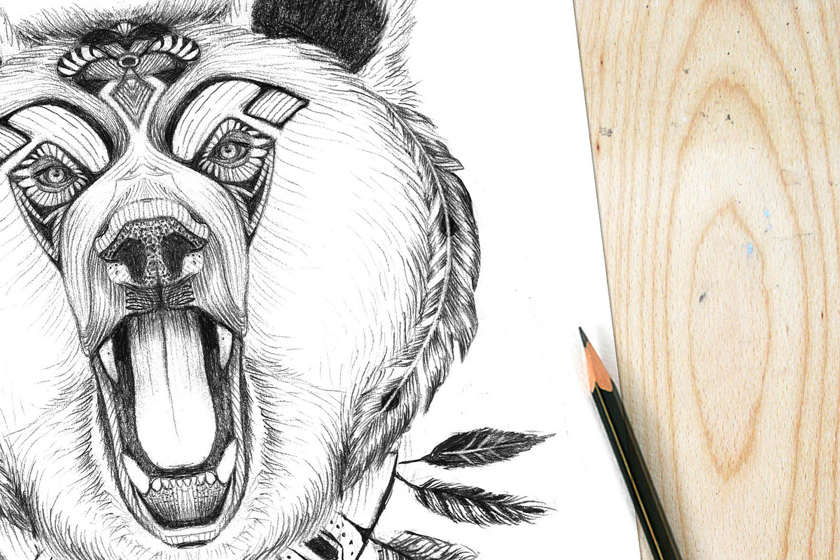 All tribal goods BUNDLE, an Animal Illustration by AnastasiaFears (Photo 15 of 17)