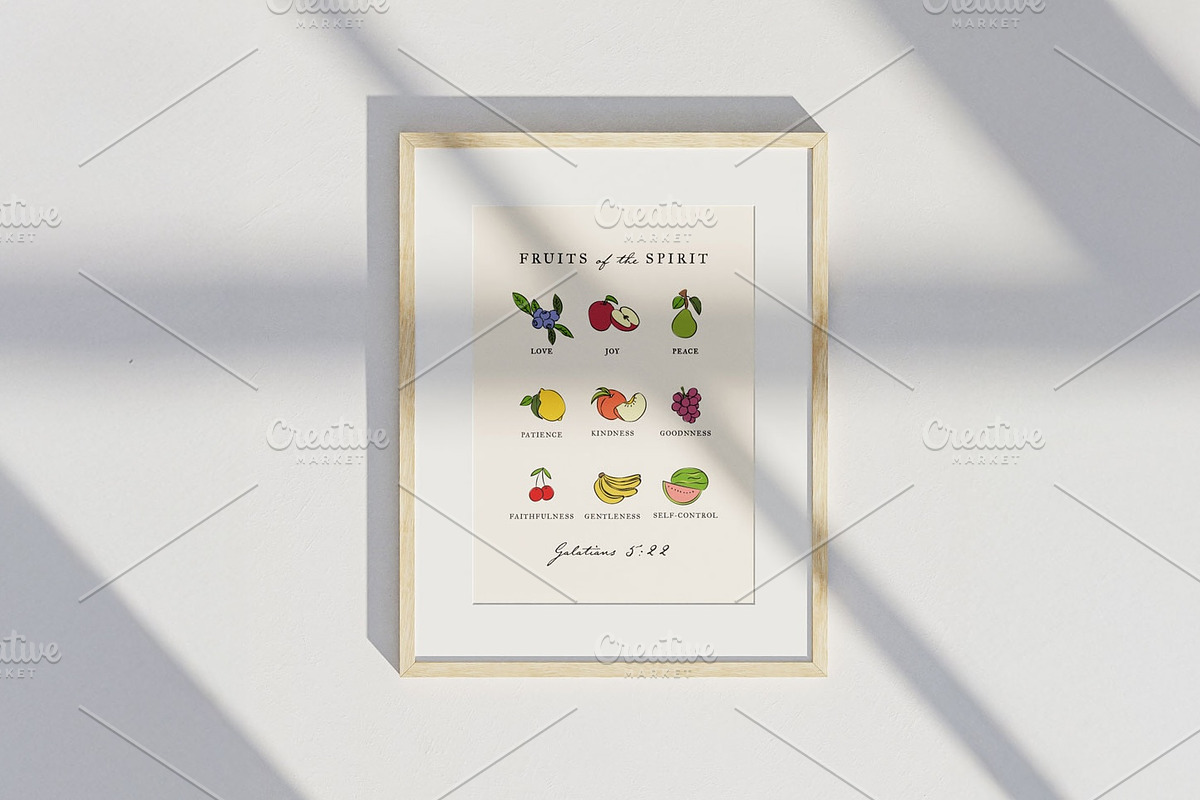Hand-Drawn Fruits & Veggies Bundle, a Food Illustration by Ellie Haldors Design (Photo 3 of 6)