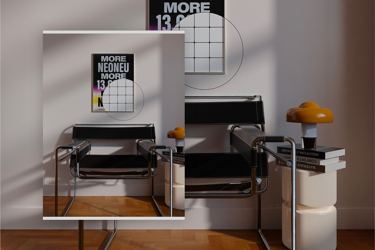 Interior & Frame Mockup Bundle, a Household Mockup by Bonumo (Photo 5 of 14)