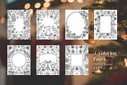 Christmas, New Year Frames & Borders, an Illustration by ChristinaDesigns (Thumbnail 2 of 7)