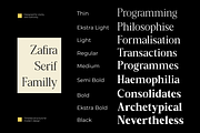 Zafira Serif, a Serif Font by Zafiratype (Thumbnail 2 of 14)