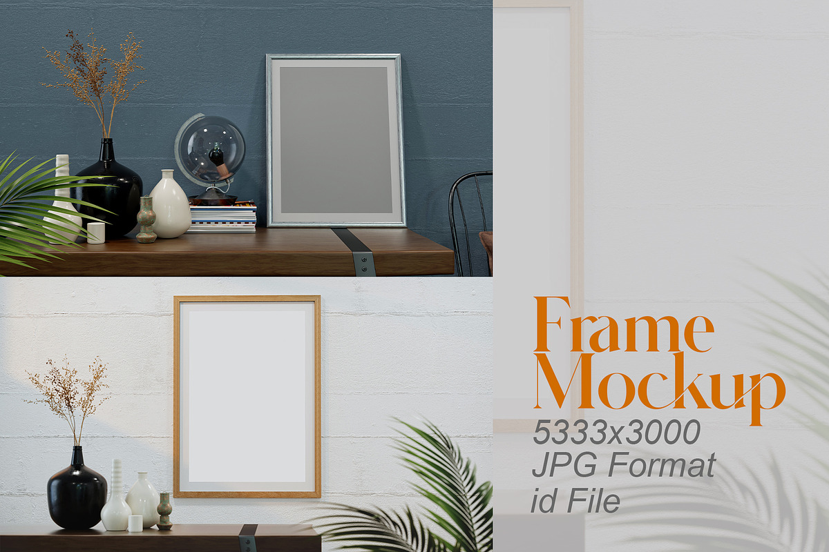 Interior Frame Mockup, a Templates & Theme by DigitalPen (Photo 2 of 4)
