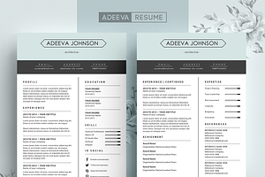 Clean Resume Template Johnson, a Resume Template by AdeevaResume