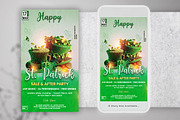 Happy St.Patrick Day Instagram Flyer, a Flyer Template by PixelsDesign (Thumbnail 2 of 2)