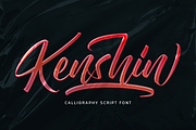Kenshin Lettering Script Font, a Handwritten Font by Jehoo Creative (Thumbnail 1 of 11)