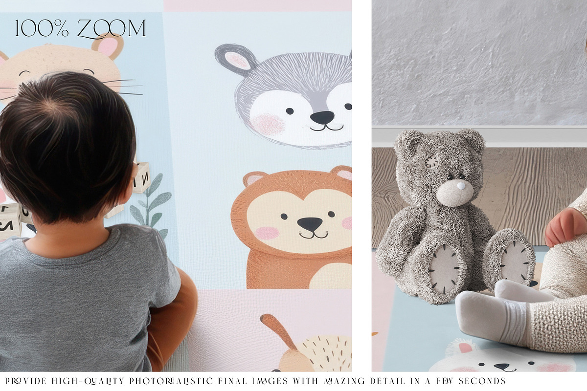Baby Playmat Mockups 2 Shapes, a Product Mockup by mock-ups (Photo 49 of 50)