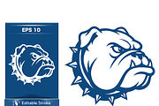 Fierce Bulldog Mascot Vector, an Object Illustration by CarWrap design (Thumbnail 3 of 4)