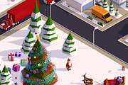 Low Poly City Winter Pack, an Environmental 3D Model by Anton Moek (Thumbnail 3 of 9)