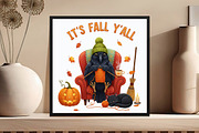 Fall Y’all Png, Cozy Knitting Crow &, an Illustration by DreamCafeArt (Thumbnail 4 of 7)