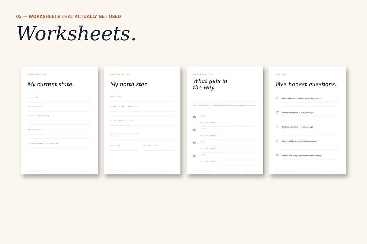 Course Workbook & eBook — 3-in-1, a Branding & Logo Template by Just Necessary (Photo 6 of 9)