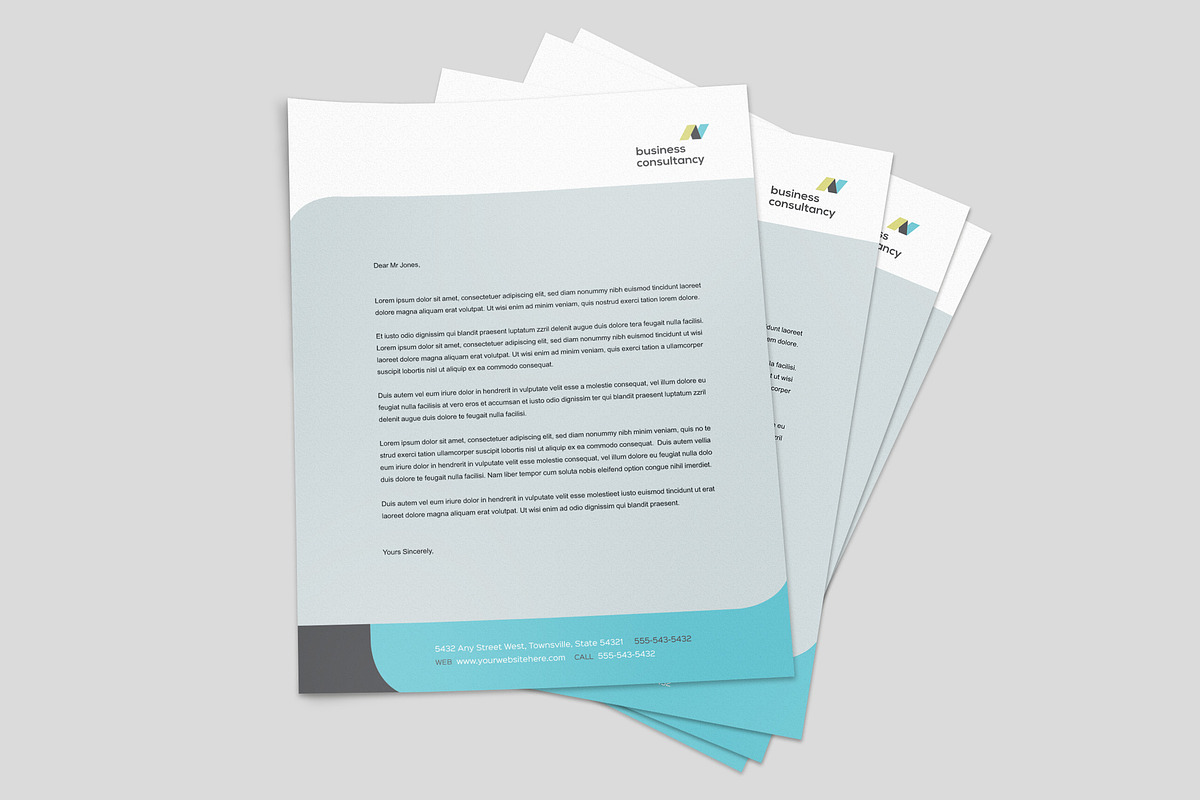 Business Consultant Stationery, a Stationery Template by StockLayouts (Photo 2 of 4)