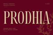 Prodhia | Modern Serif Font, a Serif Font by Masyafi Studio (Thumbnail 1 of 8)