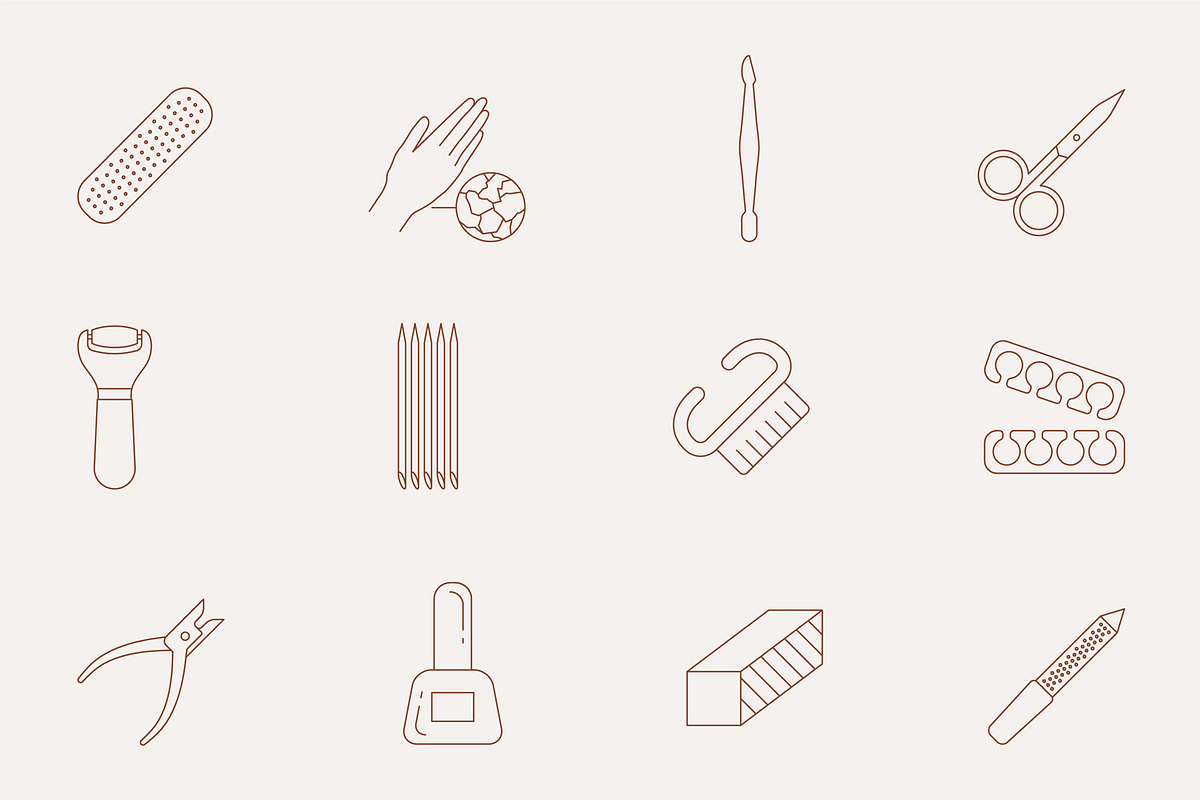 42 Nail salon icons, an Icon by mayrum (Photo 4 of 4)