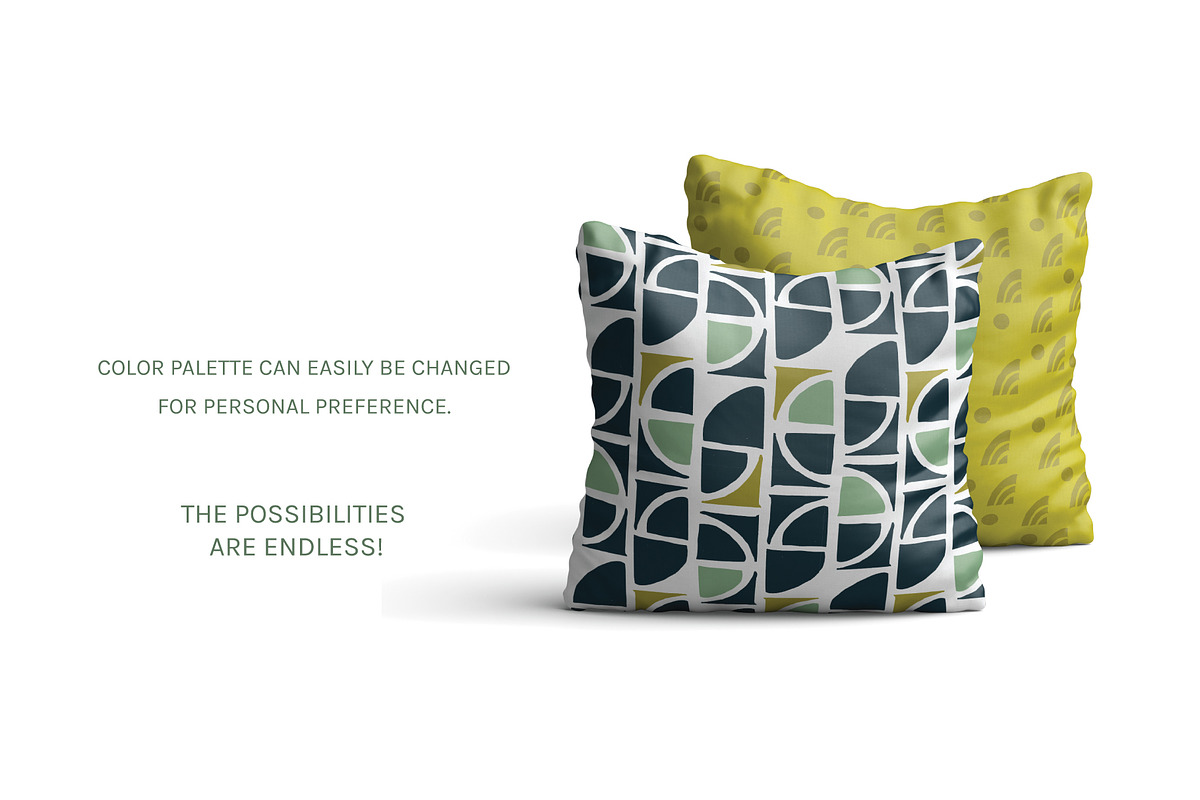 Minted Modern | Patterns, a Pattern Graphic by The Collective Studio