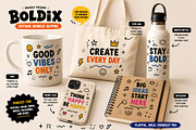 Boldix, a Sans Serif Font by LetterStock (Thumbnail 5 of 7)