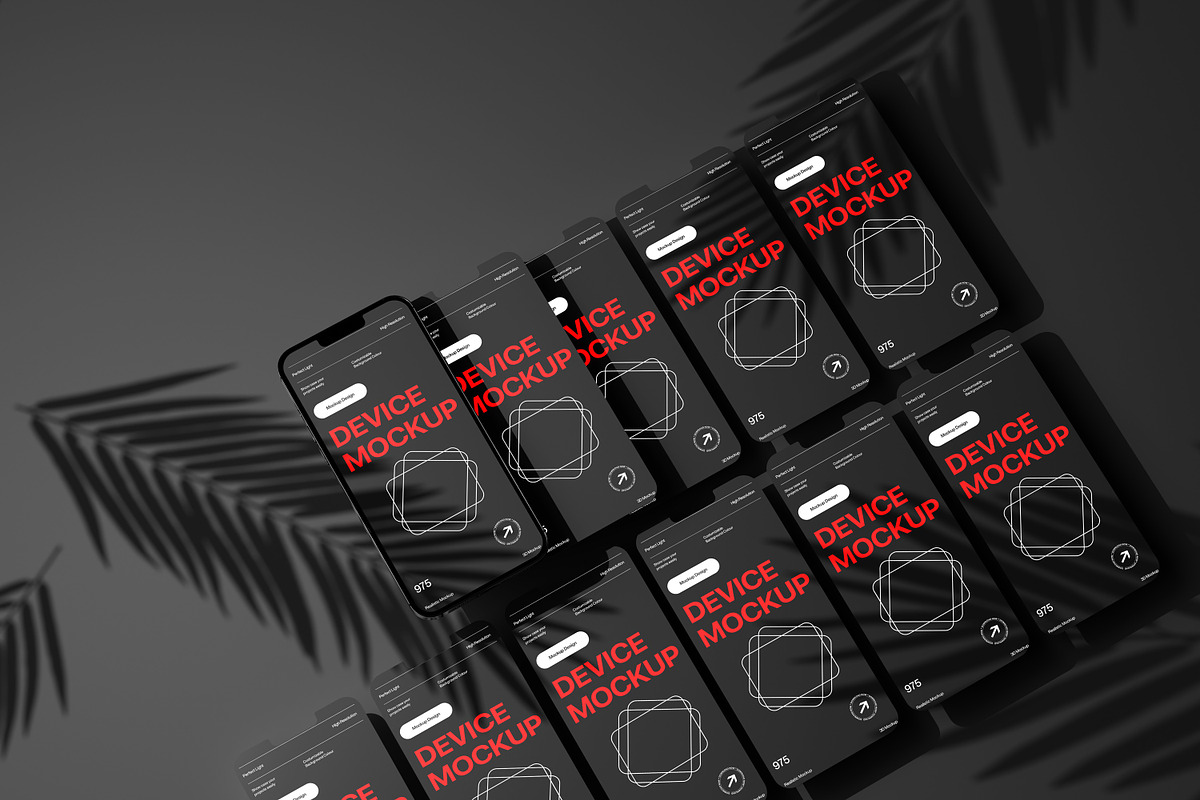 10 PSD Multiscreen Iphone Mockup, an iPhone Mockup by East Gallery (Photo 3 of 10)