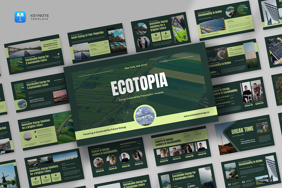 Energy & Sustainability Keynote, a Presentation Template by fluffstudio (Photo 1 of 4)