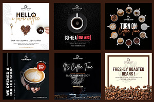 Canva Instagram Coffee Template