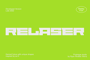 RELASER Display Font