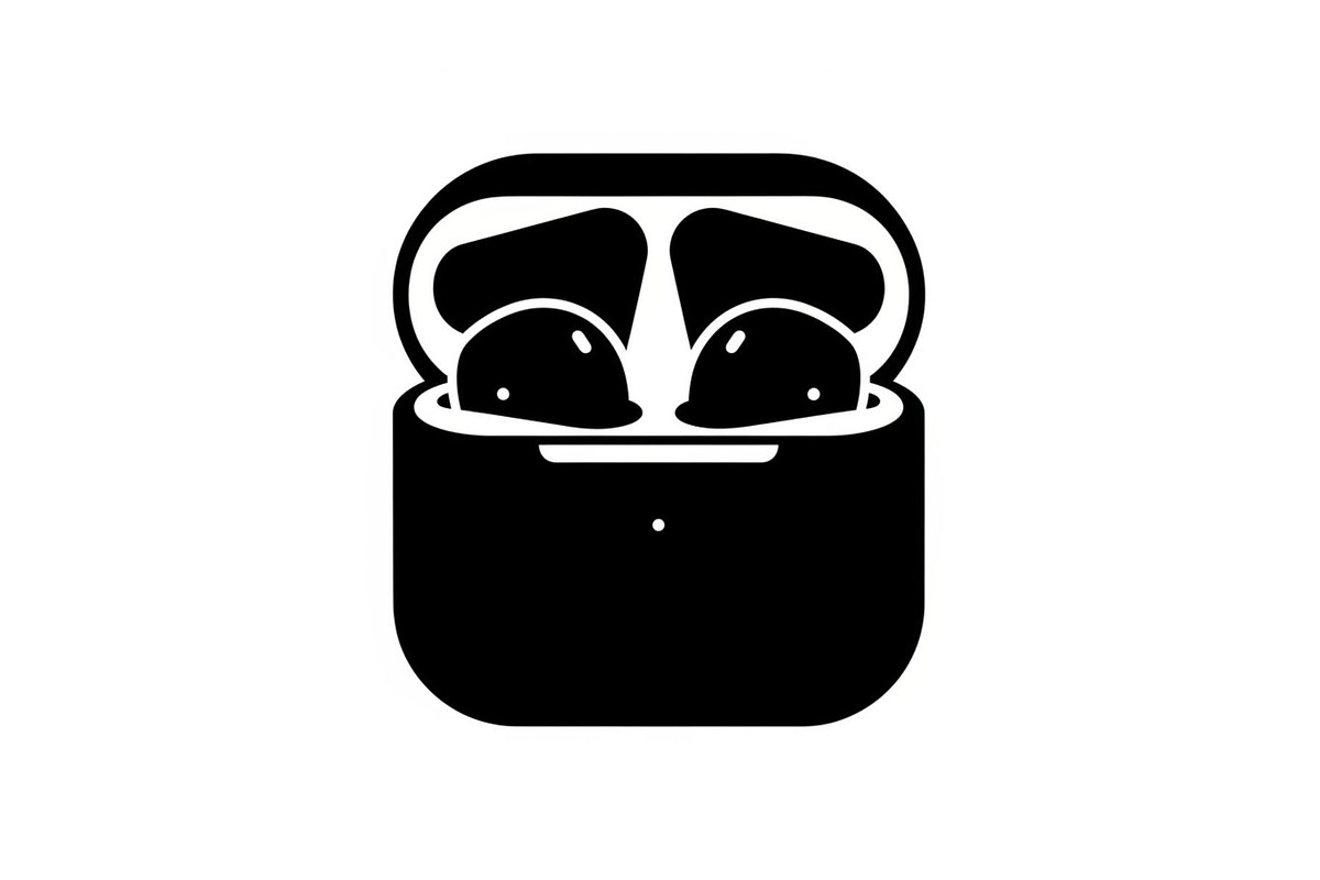 50 Wireless Earbuds Silhouette Icon, an Illustration by abu67222 (Photo 18 of 51)