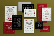 White Hand Drawn Wedding Invitation, an Invitation Template by graphicook (Thumbnail 1 of 3)